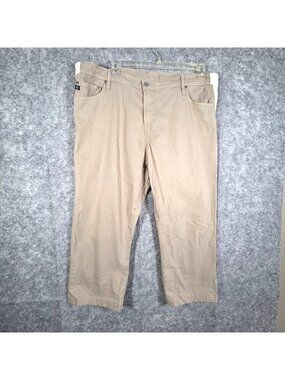Adriano Goldschmeid  Chino Pants Flat Front Office Work Beige Size Men's 42x34